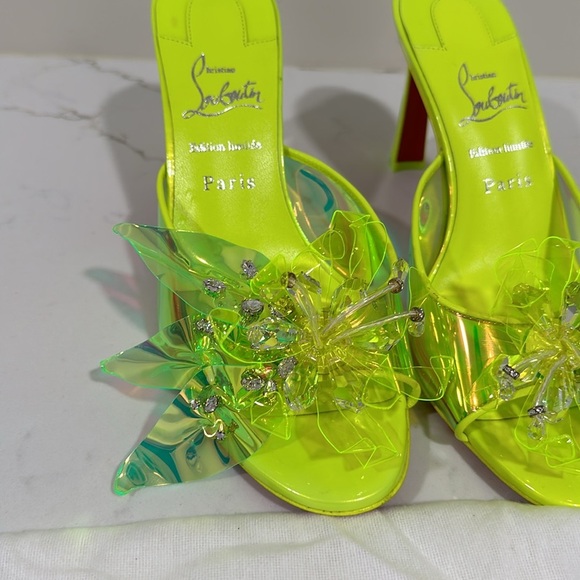 Christian Louboutin Limited Editon Alyah slides size 38 new - Picture 8 of 13